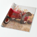 Recherche de tracteur vintage papier cadeau Ferme
