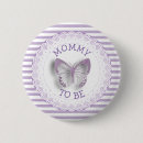 Zoek naar paarse vlinder buttons Vlinder baby shower