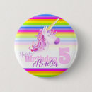 Recherche de licorne colorée badges Girl