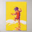 Recherche de fille de plage posters Vintage