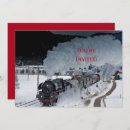 Recherche de train de noël invitations Train à vapeur