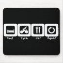 Recherche de cycle tapis souris Cycliste