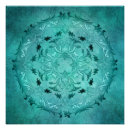 Recherche de turquoise floral posters Vintage
