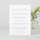 Recherche de purple mariage invitations Élégant