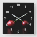 Recherche de fruit vert horloges Noir