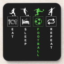Recherche de fan dessous de verres Joueur de football
