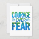 Recherche de le courage cartes postales Citation inspirante