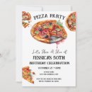 Recherche de pizza party invitations Aquarelle