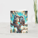 Recherche de chouettes vœux cartes Tendance