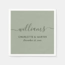 Recherche de vert mariage serviettes Simple