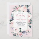 Recherche de floral 30ans anniversaire invitations Girly