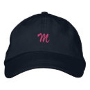 Recherche de lettre m casquettes Script