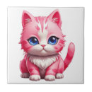 Recherche de dessin de chat carreaux Illustration