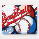 Recherche de baseball tapis souris Bleu