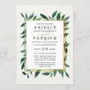 Recherche de green watercolor invitations Botanique