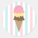 Recherche de crème glacée autocollants Fête d'anniversaire