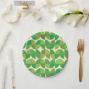 Recherche de olive green paper assiettes Géométrique