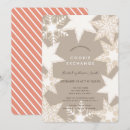 Recherche de cookie exchange noël invitations Rouge