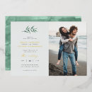 Recherche de bleu vert mariage invitations Couple