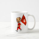 Recherche de drapeau de la tunisie tasses Pays