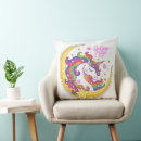 Recherche de licorne magique coussins Fantaisie
