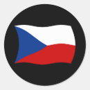 Recherche de république tchèque autocollants Drapeau