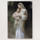 Recherche de vierge et enfant avec puzzles Peinture à l'huile