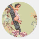 Recherche de tiki polynésien autocollants Hawaïen