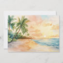 Recherche de paradis invitations Coucher de soleil