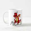 Recherche de rouge dragon tasses Conte de fées