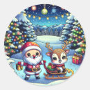 Zoek naar rendier cartoon stickers Schattig