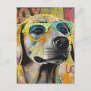 Zoek naar glasses briefkaarten Hond