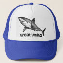 Recherche de grand requin blanc casquettes Mer