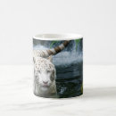 Zoek naar witte tijgers mokken Dieren