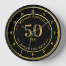 Recherche de horloge 50 ans de mariages 50e