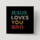 Recherche de jésus drôle badges Amour