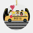 Zoek naar school bus ornamenten Kerstmis
