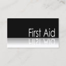 Recherche de premiers secours cartes visite Professionnel