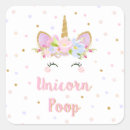 Recherche de poop autocollants Poop de licorne