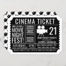 Recherche de cinema ticket invitations Billet de cinéma