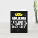 Zoek naar grappig badminton kaarten Badmintonspelers