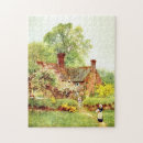 Recherche de cottage anglais puzzles Vintage
