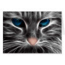 Recherche de gros chat vœux cartes Gros yeux bleus