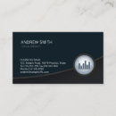 Recherche de courtier financier cartes visite Argent