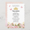 Recherche de couronne rose invitations Quinceañera