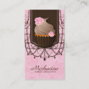 Zoek naar chocolade cupcake visitekaartjes Cakaart