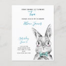 Recherche de lapin blanc invitations Garçon