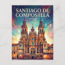 Recherche de saint jacques de compostelle cartes postales Galice