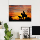 Recherche de cheval et cavalier posters Cowgirl
