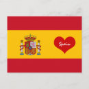 Recherche de drapeau espagne cartes postales Europe